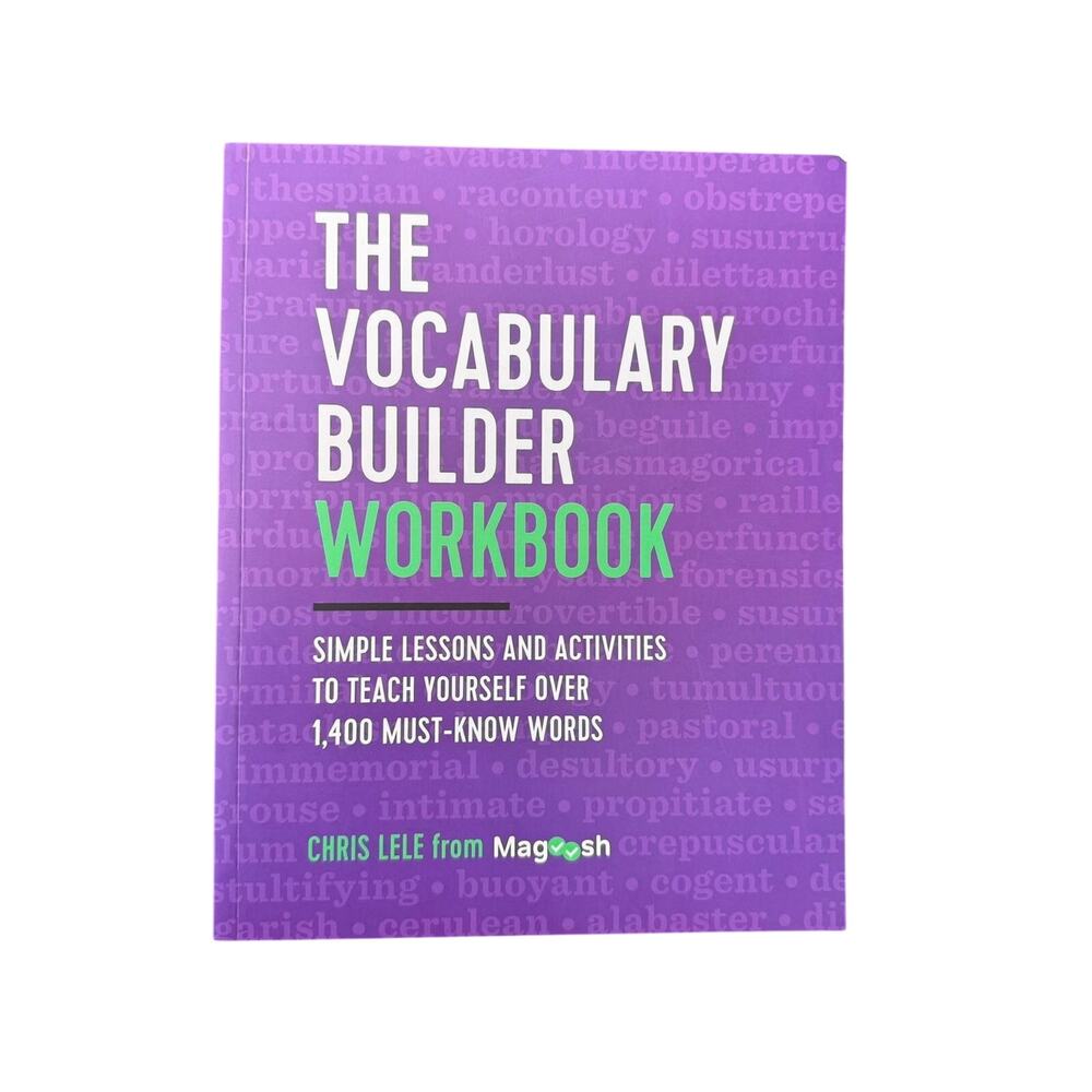 Magoosh Vocabulary Builder Workbook Over 1400 Words